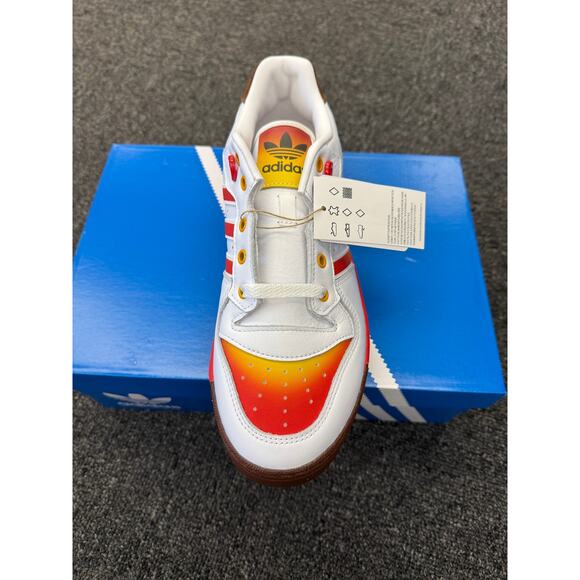 Adidas Rivalry Low Demon Slayer Mens Shoes Size 9.0 White/Red/Yellow